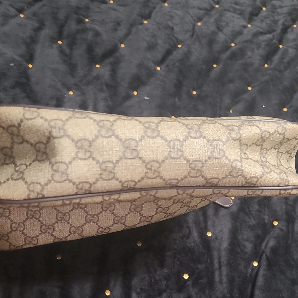 Gucci Brown Monogram Crossbody Bag - Picture 7 of 12